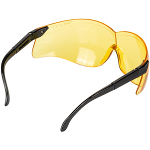 CC Okulary ochronne regulowane zauszniki żółte