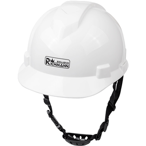 CC Kask ochronny HDPE , 4-punktowe mocowanie BIAŁY