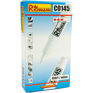 CC Marker budowlany cienki biały