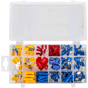 CC Komplet końcówek i złącz elektrycznych (160el.)