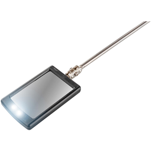 CC Lusterko inspekcyjne prostokątne z diodą