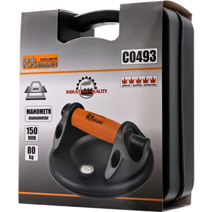 CC Przyssawka do szyb z manometrem 150mm 80kg
