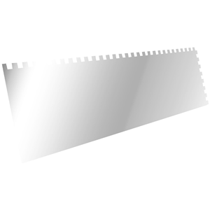 CC Paca nierdzewna z zębami 480x130mm 6x6mm