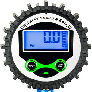 CC Pistolet do pompowania kół cyfrowy manometr