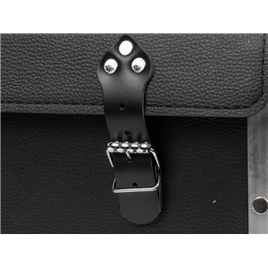 CC Torba narzędziowa skórzana okuta 400x230x160mm