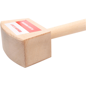 CC Młotek drewniany kwadratowy 58x64mm 460g