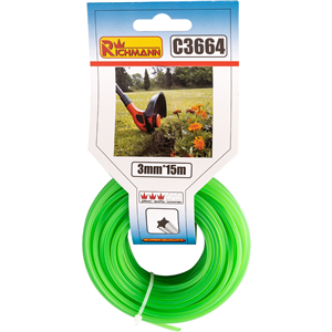CC Żyłka do kosiarki gwiazdkowa 3,0mmx15m