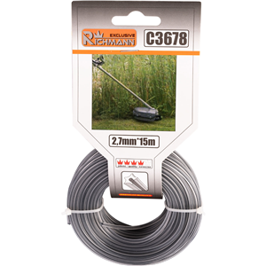 CC Żyłka do kosiarki DUO gwiazdkowa 2,7mmx15m