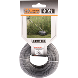 CC Żyłka do kosiarki DUO gwiazdkowa 3,0mmx15m