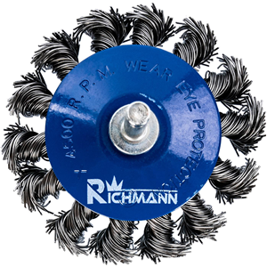 CC Szczotka tarczowa skrętna stożkowa 75mm