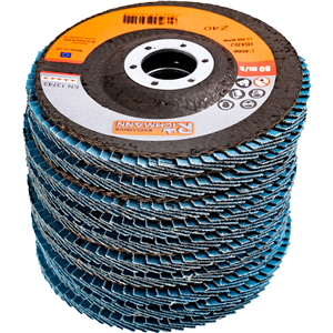 CC Tarcza listkowa wypukła 125mm P120 cyrkoniowa