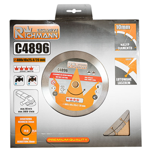 CC Tarcza diamentowa SEGMENTOWA 400x20/25,4mm