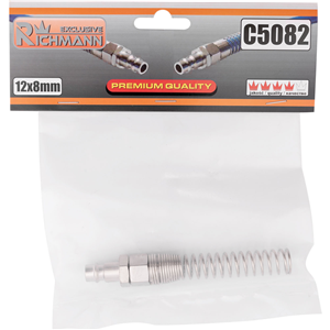 CC Końcówka przewodu poliuretanowego męska 12x8mm