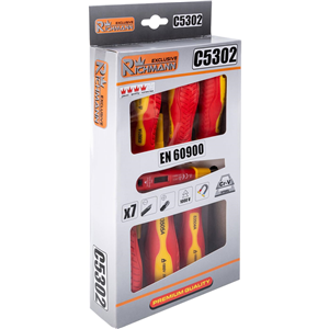 CC Zestaw wkrętaków elektrycznych + próbnik (7szt)