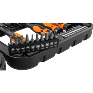 CC Zestaw wkrętaków i bitów (58elem)