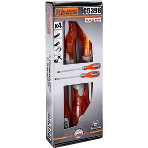 CC Zestaw wkrętaków ślusarskich (4szt)