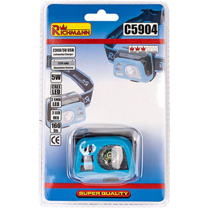 CC Lampka czołowa CREE LED 5W 2+2LED