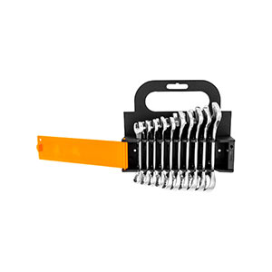 CC Zestaw kluczy płasko-oczkowych krótkich (10szt)