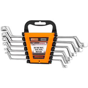CC Zestaw kluczy oczkowo-giętych 6-17mm (6szt)