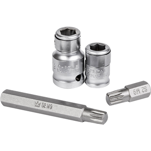 CC Klucze wewnętrzne SPLINE M4-M18 (22szt)