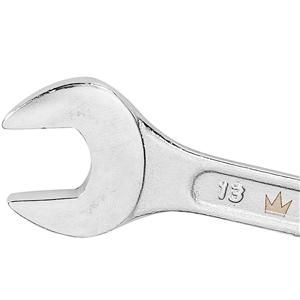 CC Klucz płasko-oczkowy 15mm polerowana główka