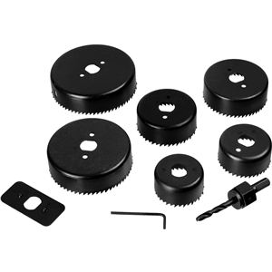 CC Zestaw otwornic do gips-kartonu 64-127mm (8szt)