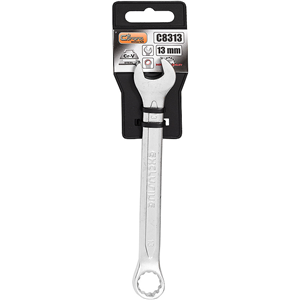 CC Klucz płasko-oczkowy satynowany 16mm