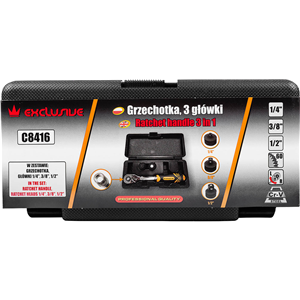 CC Grzechotka 3 główki 60 zębów