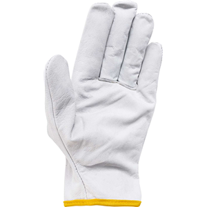 CC Rękawice białe ze skóry bydlęcej "8"