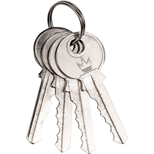 CC Kłódka stalowa czarna osłona gumowa 50x21x8mm