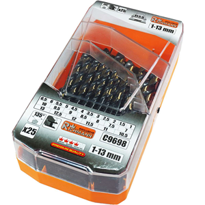 CC Zestaw wierteł do metalu PROFI 1-13mm (25szt)