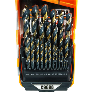 CC Zestaw wierteł do metalu PROFI 1-13mm (25szt)