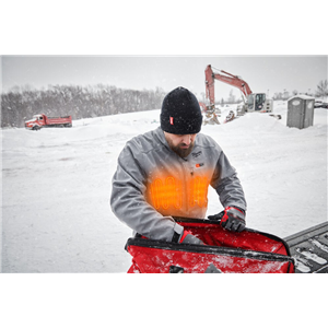 MM KURTKA PODGRZEWANA SZARA M12 HJGREY5-201 "XXL"