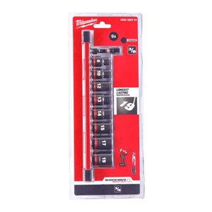 MO Zestaw nasadek udarowych krótkich 3/8'' (9szt)