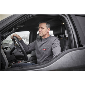 MX KOSZULKA Z DŁUGIM RĘKAWEM SZARA "XXL"