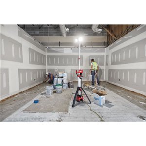 MXM LAMPA STOJĄCA Z ŁADOWARKĄ 6000lm M18 HOSALC-0