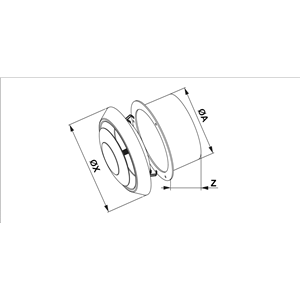 AW Anemostat went. fi 100 T AN1