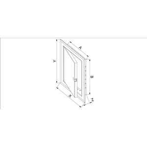 AW DM87z Drzwiczki met. 20x30 z zam.