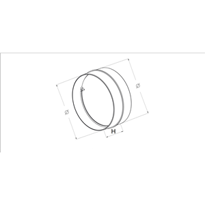 AW Łącznik kan.okrą.z zaw.zwr.(fi 100)