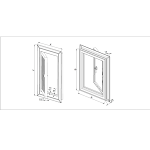 AW Maskownica komorowa PCV 40x50 MKOM37