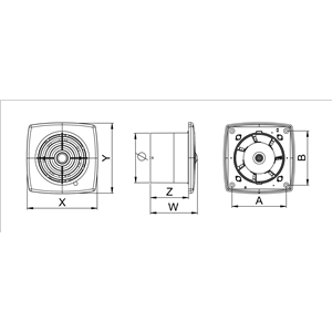 AW Wentylator wyciag.RETIS  WR150W     E0007848W
